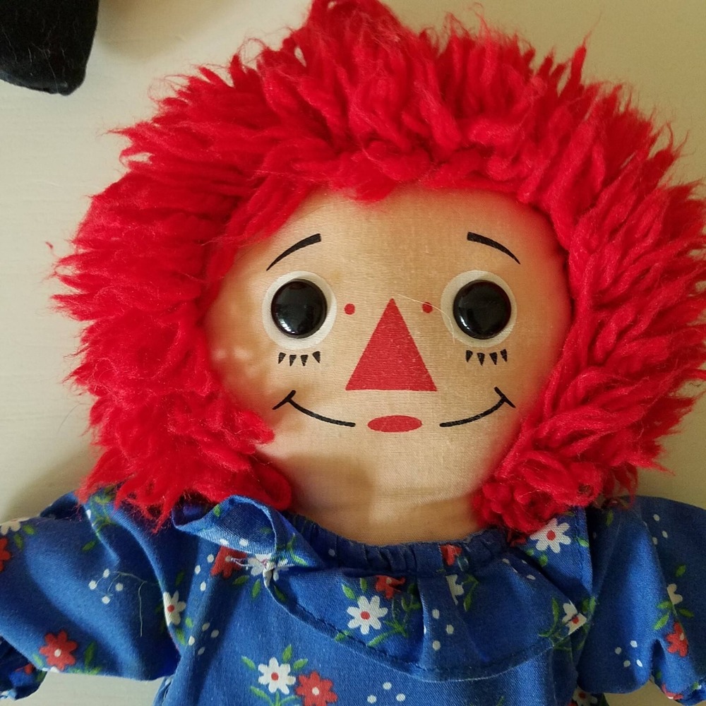 Raggedy Ann Johnny Gruelle Hasbro Softies and Andy Playskool‎ 12" Vintage Dolls - Picture 3 of 16